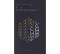 Le Trait - Une Théorie De L'écriture