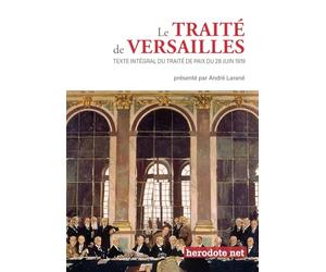 Le traité de Versailles