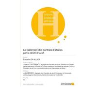 Le Traitement Des Contrats D'affaires Par Le Droit Ohada