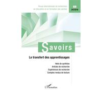 Le transfert des apprentissages - Collectif - L'harmattan - broché - Revue