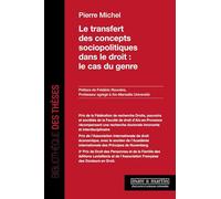 Le transfert des concepts sociopolitiques dans le droit : le cas du genre