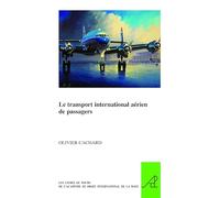 Le transport international aérien des passagers