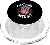 Le Travail Cardiaque paie la cardiologie PopSockets PopGrip pour MagSafe