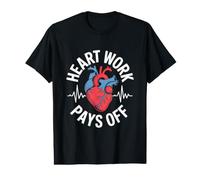 Le Travail Cardiaque paie la Motivation Anatomique du cœur T-Shirt Graphique avec Valeur