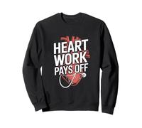 Le Travail Cardiaque paie la Motivation Anatomique Sweatshirt