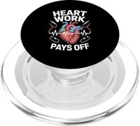 Le Travail Cardiaque paie l'anatomie cardiologique PopSockets PopGrip pour MagSafe