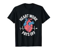 Le Travail Cardiaque paie Les Soins Infirmiers cardiologues T-Shirt
