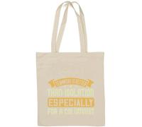 Le travail d'équipe est meilleur que la solitude, en particulier pour un chroniqueur, sac fourre-tout en coton naturel blanc