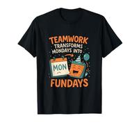 Le Travail d'équipe transforme Les lundis en Design Fundays T-Shirt