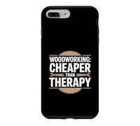 Le Travail du Bois est Une thérapie Moins chère Conception d'humour de Menuisier Coque pour iPhone 7 Plus/8 Plus