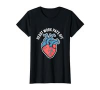 Le Travail du cœur paie l'anatomie inspirante T-Shirt Graphique avec Valeur