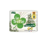 Le Trefle Papier toilette rouleau douceur bambou 3 x 4 soit un total de 12 rouleaux
