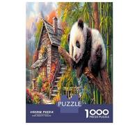 Le trésor National de la Chine Puzzle Décoration Intérieure 1000 Piece Panda géant Jigsaw Puzzle Jeu Difficile pour Les Divertissement Créatif pour Adultes 70x50cm/1000pcs