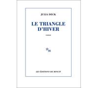 Le triangle d'hiver - Julia Deck - Minuit - broché - Roman