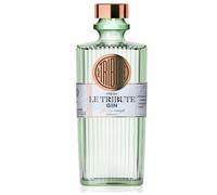 Le Tribute Gin Fresh - Gin Premium Artisanal aux Agrumes - Distillé en Espagne - Bouteille Design 70 cl- MYSECRETWINE-