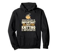 Le Tricot est Importanter Blague Drôle Grammaire Sweat à Capuche