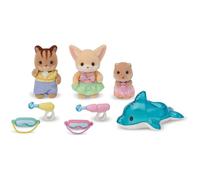 Sylvanian Families 5749 – Le trio des bébés à la piscine