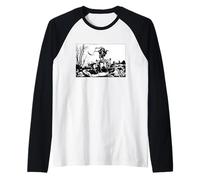 Le Triomphe de la Mort avec la Faux Art médiéval Macabre Manche Raglan
