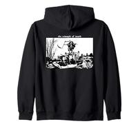 Le Triomphe de la Mort avec la Faux Art médiéval Macabre Sweat à Capuche