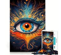 Le troisième œil s'active Puzzle 1000 pièces pour Adultes Jeu de réflexion Intelligent Jeu d'intérieur Découpe précise 38x52cm