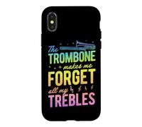 Le Trombone me Fait Oublier Tous Mes aigus Coque pour iPhone X/XS