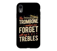 Le Trombone me Fait Oublier Tous Mes aigus Coque pour iPhone XR