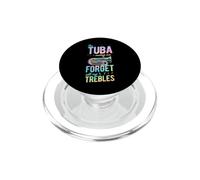 Le Tuba me Fait Oublier Tous Mes aigus PopSockets PopGrip pour MagSafe