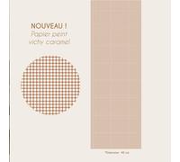 Lé Unique Papier Peint - Motif Vichy Petits Carreaux Multicolore TU
