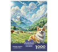 Le Vallhund suédois Puzzles 1000 Pièces pour Adultes sur Le Thème De Classique Difficile Et Stimulant Parfait Les Amateurs Art 52x38cm/1000pcs