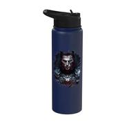 Le vampire une légende du clair de lune Stainless Steel Insulated Water Bottle
