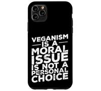 Le véganisme est Une Question Morale Coque pour iPhone 11 Pro Max