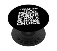 Le véganisme est Une Question Morale PopSockets PopGrip Adhésif