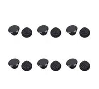 Le vélo couvre le levier, Bicycle Handlebar End Caps Multicolor 2.77x1.54mm(Style C 6pcs)