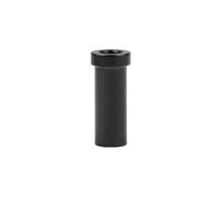 Le vélo tourne les vis, Lot de 4 écrous de serrage for boulons de frein de vélo en alliage de titane de grade 5, multicolores, plusieurs tailles(Black,33mm)