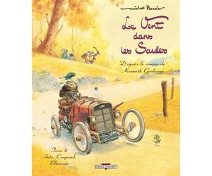Le Vent dans les saules T02 - Auto, Crapaud, Blaireau - Michel Plessix - Delcourt - cartonné - Bande dessinée jeunesse