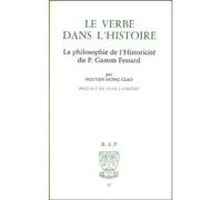 Le Verbe dans l'histoire