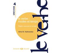 LE VERBE: MODES ET TEMPS: REGLES, EXERCICES ET CORRIGES