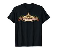 Le Verbe s'est incarné Noël, inspiré des Écritures chrétiennes T-Shirt