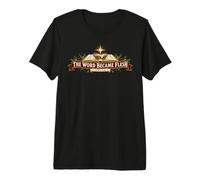 Le Verbe s'est incarné Noël, inspiré des Écritures chrétiennes T-Shirt Haut de Gamme