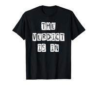 Le Verdict est en Cours T-Shirt Graphique avec Valeur