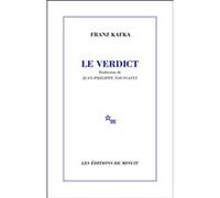 Le Verdict Franz Kafka (Auteur), Jean-Philippe Toussaint (Traduction)
