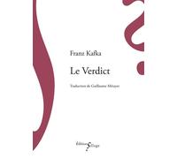 Le Verdict - Franz Kafka - Sillage - broché - Roman