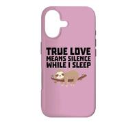 Le véritable Amour Signifie Le Silence Quand Je Dors drôle Coque pour iPhone 17