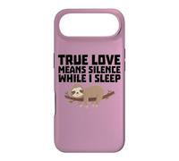 Le véritable Amour Signifie Le Silence Quand Je Dors drôle Coque pour iPhone Air