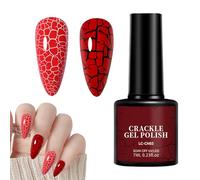 Le vernis à ongles à effet craquelé Les décorations pour ongles de 7