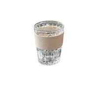 Le verre est pratique et exquis. Six tasses avec plaques de vidange sont résistantes aux hautes températures. Simple pour un usage domestique - Tasse unique