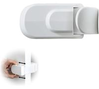 Le verrou de porte à clipser que les enfants ne peuvent pas atteindre ou vaincre - Aucun outil ou adhésif nécessaire, serrure de porte à l'épreuve des enfants, installation simple, verrous à l'épreuve