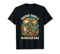 Le vététiste Bigfoot parcourt Une Piste cyclable T-Shirt