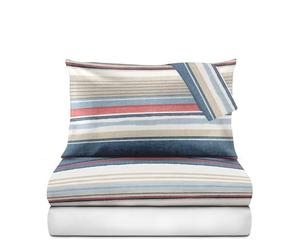 Le vie del cotone, Brest Parure de lit Double en Pur Coton