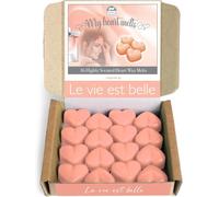 Le Vie Est Belle Wax Melts-16 X 5g Heart Shaped Melts Melts-Melts Inspired By La Vie Est Belle Fragrance In Presentation Gift Box